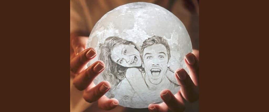 Personalised Moon Lamp