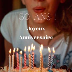 30th Birthday Card for a Woman