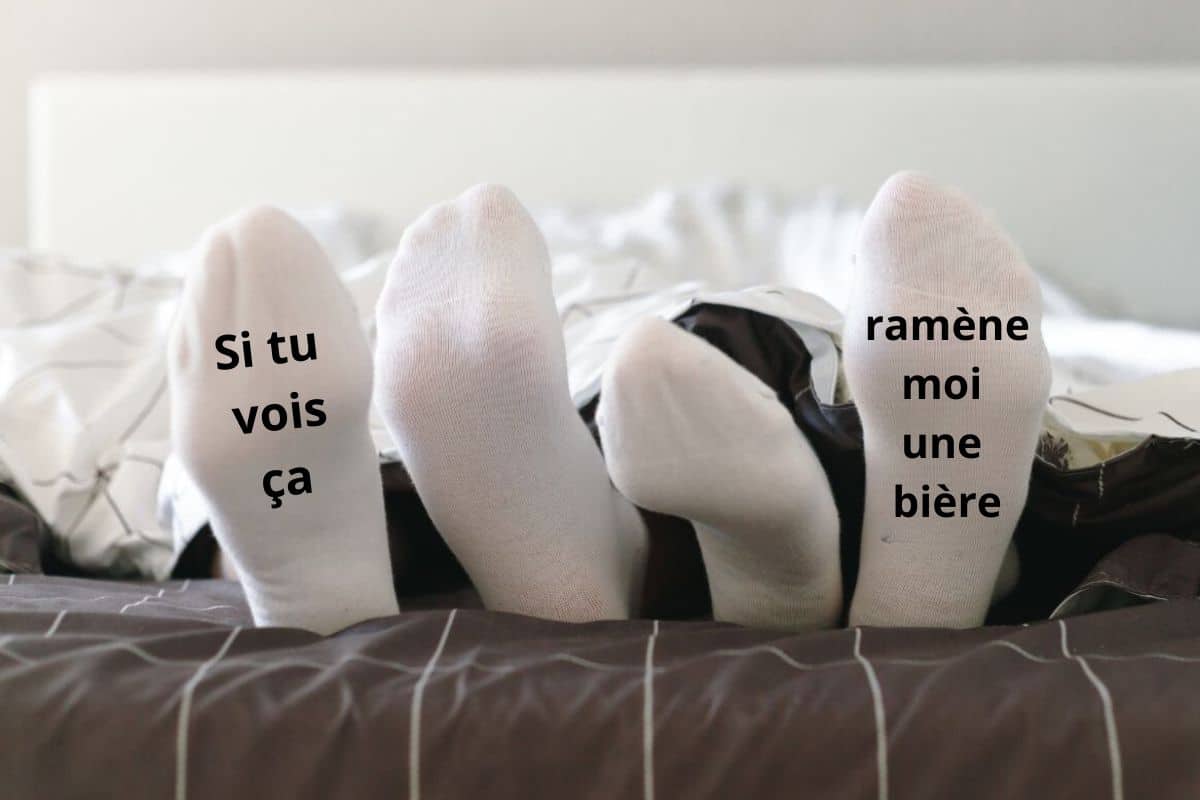 Fun Socks with a Playful Message